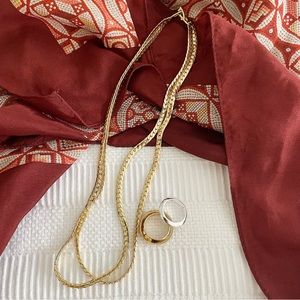 Jenny Bird Priya Double Strand Necklace - gold